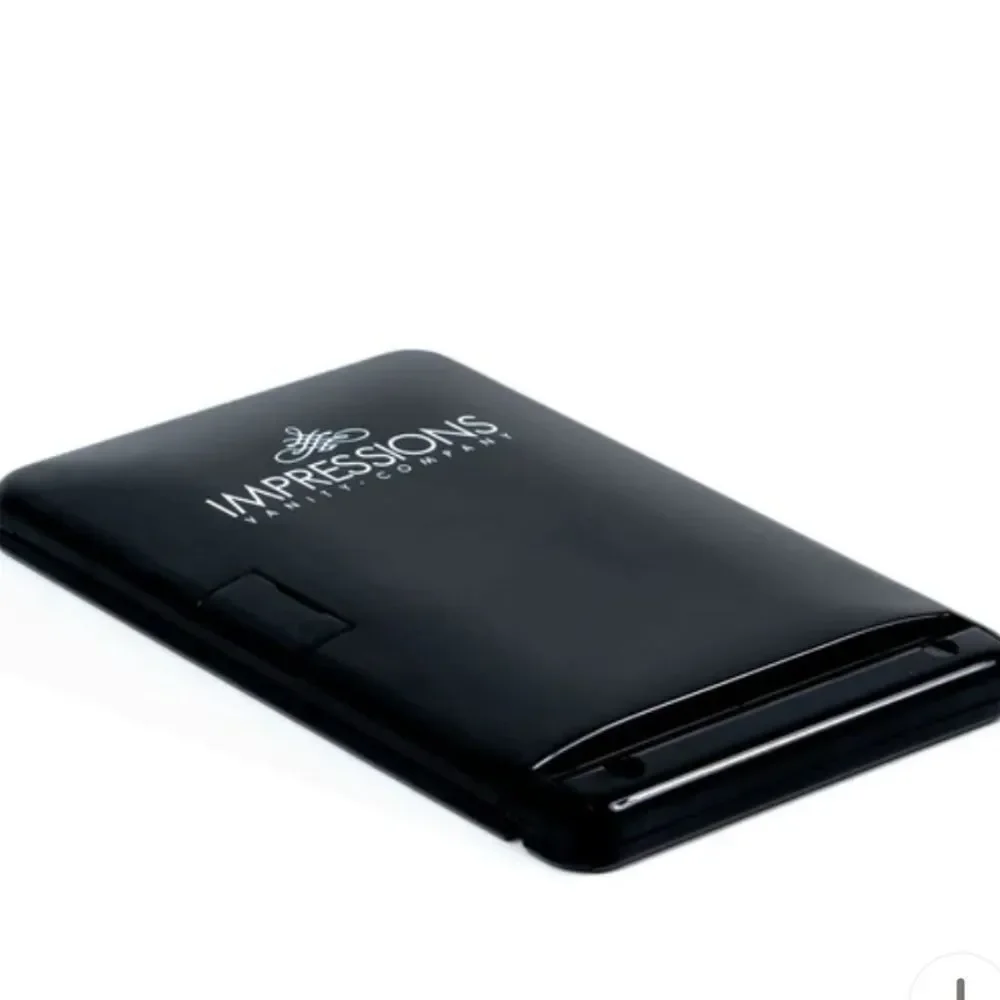 Impressions TouchUp Dimmable LED Compact Mirror- Black
